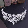 thumbnail image 6 of Bridal Rhinestone Tiara Gem Crystal Hair Crown Princess Headpiece Wedding Hair Accessories for Women and Girls, 6 of 12