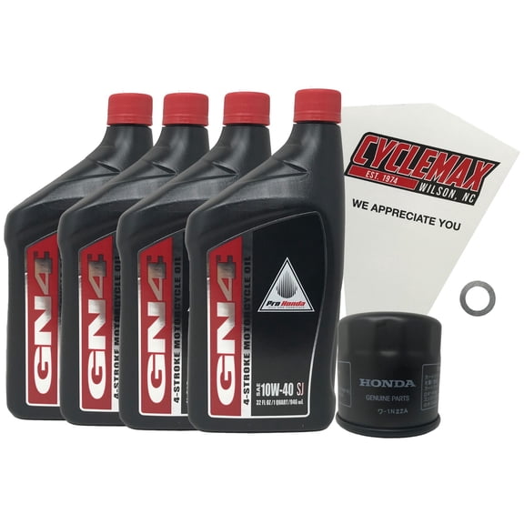 Cyclemax Genuine OEM 2024 Honda XL750 XL 750 AC  10W-40 Oil Change Kit