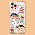 thumbnail image 1 of Funda de silicona suave y transparente para iPhone, carcasa ShinChan de dibujos animados para modelos 14 Pro Max, 13, 12 Mini, 11 Pro, XR, XS, X, 8, 7, 6, 6S Plus, SE, 2020 Fivean unisex, 1 of 2