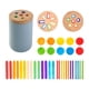 thumbnail image 1 of Juguete educativo de madera para clasificar colores, habilidades motoras, juego de emparejamiento azul, 1 of 9