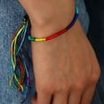 thumbnail image 3 of CIYISON 100Pieces Multicolor Braid Strands Bracelets Friendship Cords Hand-Making Bangle, 3 of 12