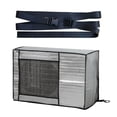 thumbnail image 3 of Air Conditioner Cover for Outside Units, Waterproof Dustproof Aluminum Foil Air Conditioner Outer Cover with Fixing Belt, Easy Installation 74cmx54cmx26cm, 3 of 8