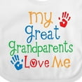 thumbnail image 4 of Inktastic My Great Grandparents Love Me Boys or Girls Baby Bib, 4 of 4