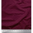 thumbnail image 1 of Soimoi Purple Japan Crepe Satin Fabric Arrows Arrow Fabric Prints By Yard 42 Inch Wide, 1 of 3