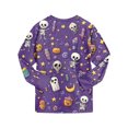 thumbnail image 4 of 5-6 Years Tween Girls Short Sleeve Print Shirts Tops Pants Outfits Pajama Set Girls Pj Sets For Girls, 4 of 9