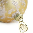 thumbnail image 3 of Martha Stewart Holiday Ball Ornament 4 Piece Set in Gold, 3 of 4