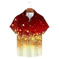 thumbnail image 2 of JURANMO Clearance On Halloween Men's Bowling Shirts Christmas Fashion Printed Hawaiian Shirt Blouses Loose Casual Short Sleeve Tees Tops Xmas Clothes Red L, 2 of 6
