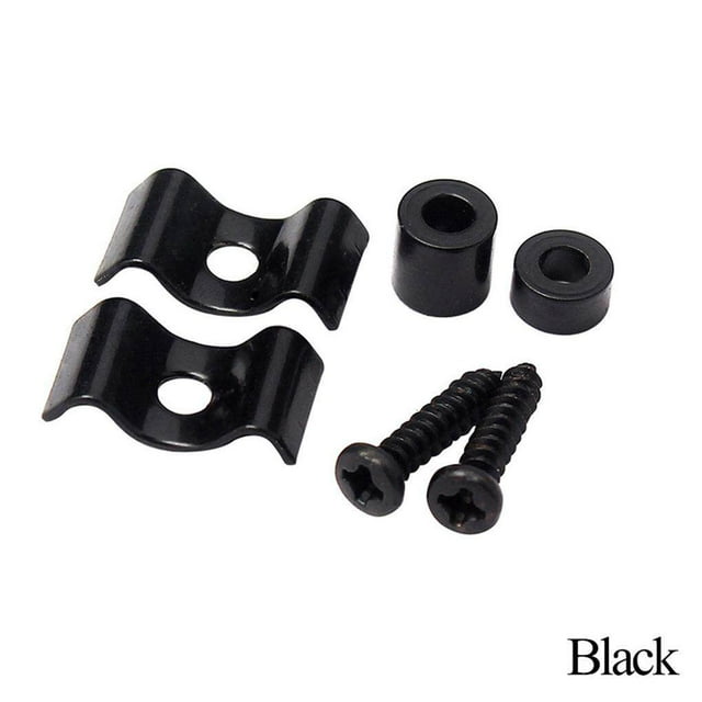 2Pcs Guitare Électrique String Retenue avec Guitare String Retenue guides Espaceur Vis Métal String Arbre guides pour Guitare de Remplacement Accessoires