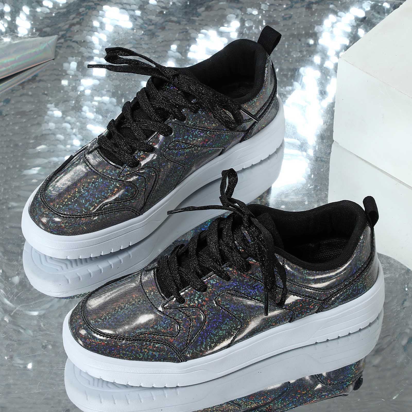 Dark grey sparkly shoes best sale