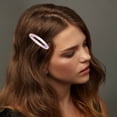 thumbnail image 2 of Unique Bargains 1 Pc Hair Snap Clip Acetate Hair Clips Pink, 2 of 5