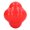 Red, variant on Hexagon Reaction Ball for Agility Speed Training and Hand Eye Coordination, High Bounce Rubber Fielding Exercise Trainer with Dual Unit 3.15 Inches / 8 cm, Durable Fitness Reflex Gear, Vibrant Blue