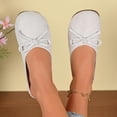 thumbnail image 4 of Wowcloth Women's Closed-Toe Slides – Summer Lightweight White Non-Slip Retro Fashion for Casual Wear with Dresses, 4 of 9