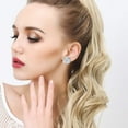 thumbnail image 2 of Yoursfs Silver Knot Clip on Earrings for Women White Gold Plated Clip on Earring for Non Pierced Ears, 2 of 7