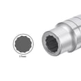 thumbnail image 4 of Unique Bargains 17mm 12 Point Shallow Socket 3/4' Drive Standard Metric Chromium Vanadium Steel, 4 of 5