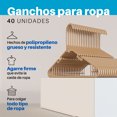 thumbnail image 2 of 40 Ganchos Premium Resistentes y Duraderos Marca Art Hoof Color Beige, 2 of 8