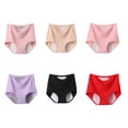 thumbnail image 3 of Minnieouse Bragas menstruales confiables Seguridad y comodidad en una Bragas menstruales de cintura alta Bragas de mujer Camarón rosa Type3 NO3, 3 of 6