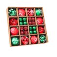 thumbnail image 2 of Xihbxyly Adornos Navideños Coloridos, Bolas Colgantes Irrompibles, de Plástico, para Fiestas, Vibrantes Adornos para El Árbol, Juego de 44 Piezas, Fáciles de Colgar, Tamaño 6 Cm, 2 of 6