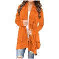 thumbnail image 2 of WXLWZYWL Halloween Cardigan for Women Plus Size Long Open Front Cardigans Halloween Pumpkin Pattern Cardigan Bat Cardigan, 2 of 6