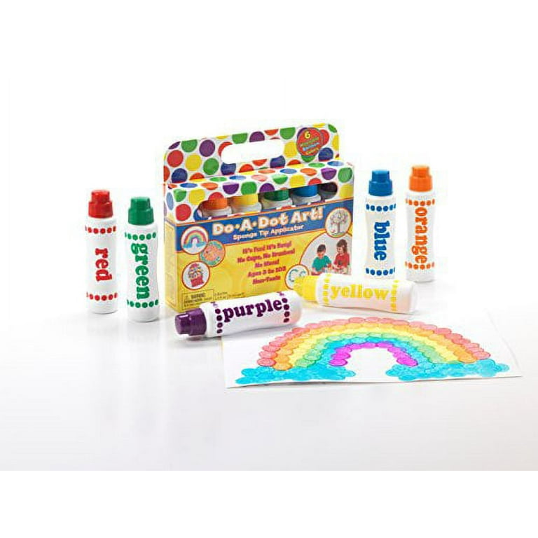 Do A Dot Art! Markers 6-Pack Rainbow Washable Paint Markers, The Original Dot  Marker 