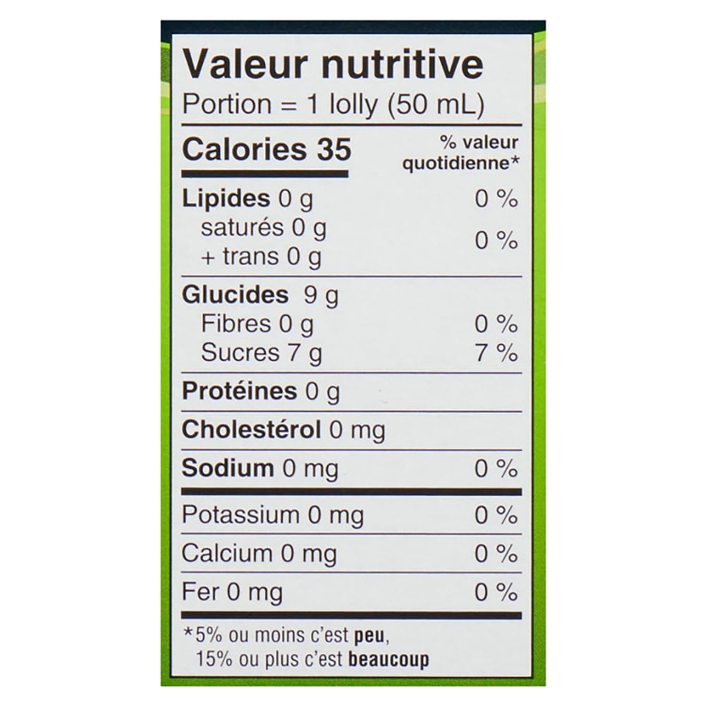 Chapman's Low Calorie Banana Li'l Lolly in a Box 28 x 50 ml