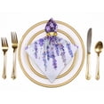 thumbnail image 2 of FANNA Lavender Flowers Cloth Napkin Reusable for Hotel, Home, Banquet Atmosphere Enhancement 2 PCS, 2 of 7