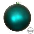 thumbnail image 3 of Adorno Vickerman Bola Mate Verde Azulado Oscuro 3 cm Paquete de 12, 3 of 4