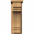 thumbnail image 2 of 7 1/2"W x 14"D x 22"H Pescadero Smooth Corbel w/Backplate, Western Red Cedar, 2 of 9