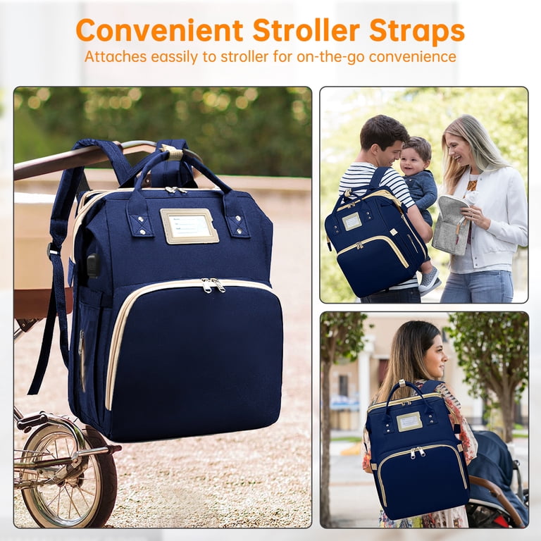 New Diaper Bag Backpack - Multi function Waterproof Diaper Bag, Travel Essential Amazon.com: KeaBabies Baby Diaper Bag Backpack - Large Baby  main image 3