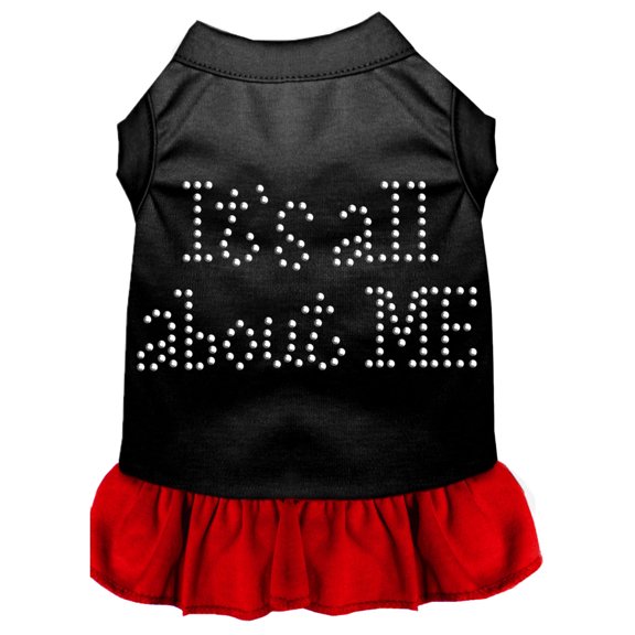 Pet Dog Cat Dress Rhinestone, "It's All About Me"