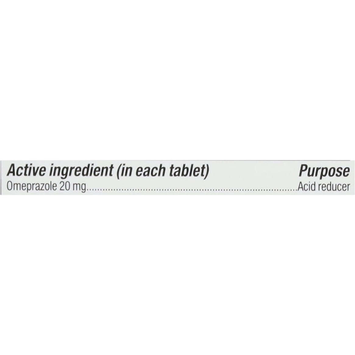 Leader Omeprazole Acid Reducer, Heartburn and Stomach Ulcers 20mg, 42 Tablets, Strawberry Flavor