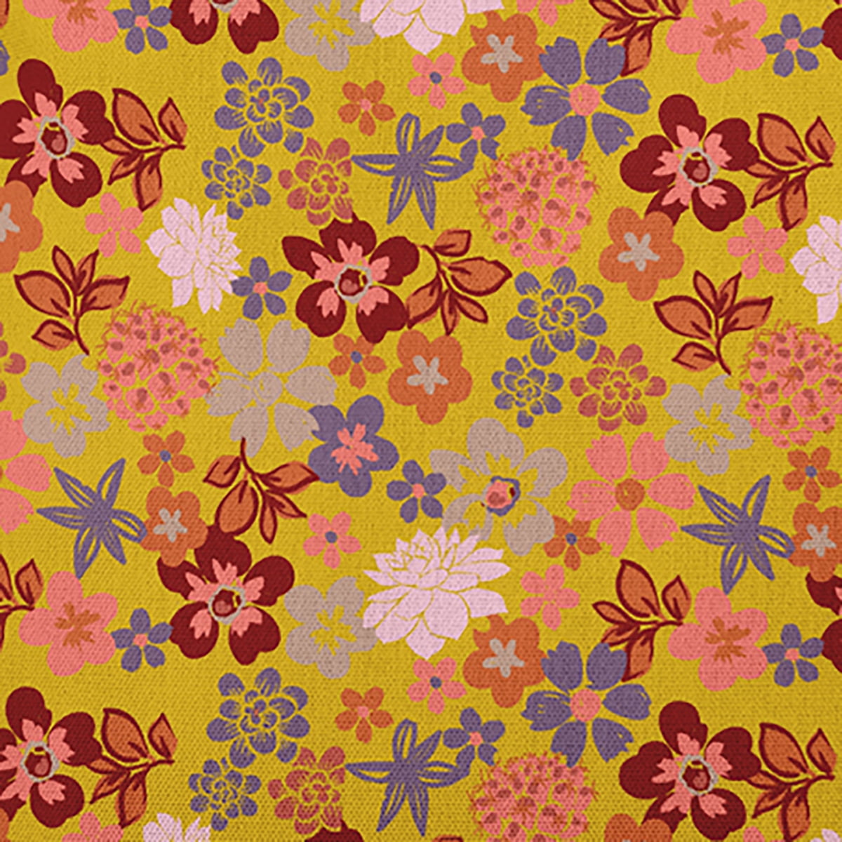 18" x 18" Simply Daisy Succulent Garden Polyester Accent Pillow, Mustard Qty 1