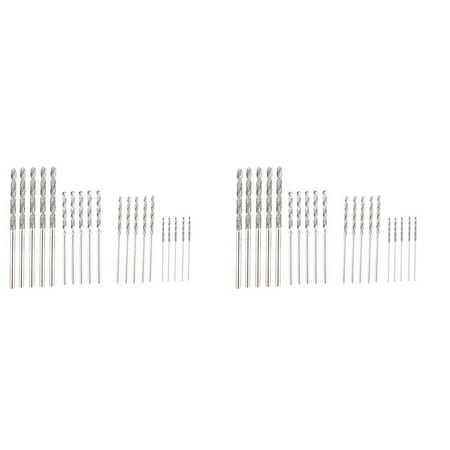 

Diamond Drill Bit Set 40 Pieces 4 Sizes 1mm 1.5mm 2mm 2.5mm Twist Tip Jewelry Beach Sea Glass Shells Gemstones Lapidary