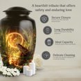 thumbnail image 7 of MUKTIVE Frog Urns for Human Ashes Adult - Brown Decorative Urns for Ashes for Women - Memorial Urn for Adults Funeral - 10 Inch Large Urn for Cremated Remains, 7 of 7