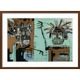 thumbnail image 2 of Art.com Untitled (Two Heads on Gold) 1982 Giclee Print by Jean-Michel Basquiat, Brown Frame Wall Art, 29" x 21", 2 of 5