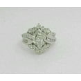 thumbnail image 4 of Silver & Stone Jewels 2Ct Marquise Cut Cubic Zirconia Cluster Engagement Ring 14K White Gold Finish, 4 of 5