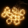 thumbnail image 4 of Curtain Lights String Christmas 300 LED 9.8ftx9.8ft  USB Powered 8 Modes Waterproof Fairy Light with Remote Control  Christmas  Backdrop for Indoor Outdoor Bedroom Window Wedding Party De, 4 of 4