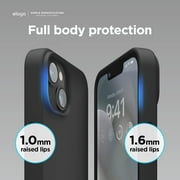 iPhone 14 Plus Case, Liquid Silicone Case, Full Body Protective Cover, Shockproof, Slim Phone Case, Anti-Scratch, 6.7 inch (Black)