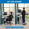 thumbnail image 4 of Mount-It! Eclectic Height Adjustable Corner Sit-Stand Desk, Ergonomic, New Design, 4 of 10