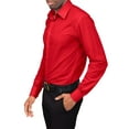 thumbnail image 5 of G-Style USA Men's Slim Fit Long Sleeve Dress Shirt, 5 of 5