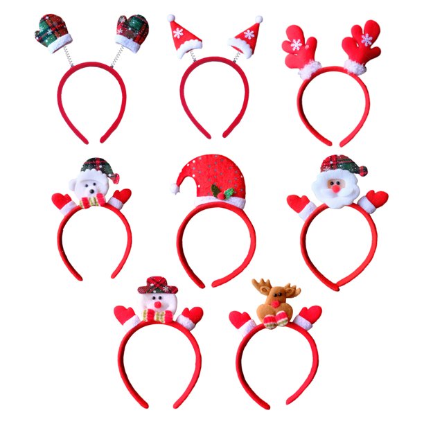 Diadema de Navidad Sombrero de Navidad Accesorios de disfraces de Navidad, damas, hombres, fiesta de Navidad para niños Zhivalor BST3140547-4