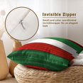 thumbnail image 3 of Christmas Throw Pillow Covers 18x18 Inch Red Green Color Wooden Board Plank Decorative Pillow Case Cushion Cover for Home Couch Bed Sofa Winter Holiday Room Decor Xmas Gift, 3 of 6