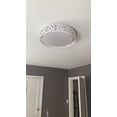 thumbnail image 2 of DingLiLighting 18.5" Modern Dimmable Ceiling Light with Remote White Flush Mount Ceiling Light for Living Room Dining Bedroom Kitchen, Bulbs Included, 2 of 7
