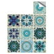 thumbnail image 4 of Azulejo de pared Vinilo Flor Etiqueta de pared Mural Calcomanía para azulejos Etiqueta autoadhesiva impermeable para azulejos, MZ-2-106, Grande tholdsy HA002473-121, 4 of 6