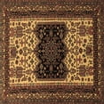 thumbnail image 1 of Ahgly Company Indoor Square Persian Brown Traditional Area Rugs, 5' Square, 1 of 4