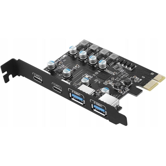 USB3.0 PCIE card 2 * USB A port 2 * USB C port/USB3.2 GEN1 expansion card