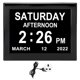 thumbnail image 1 of Reloj digital con calendario diario de 8 pulgadas, 3 grupos, recordatorios de medicación, 12 grupos, despertador, reloj electrónico, enchufe británico de 100 a 240 V, 1 of 10