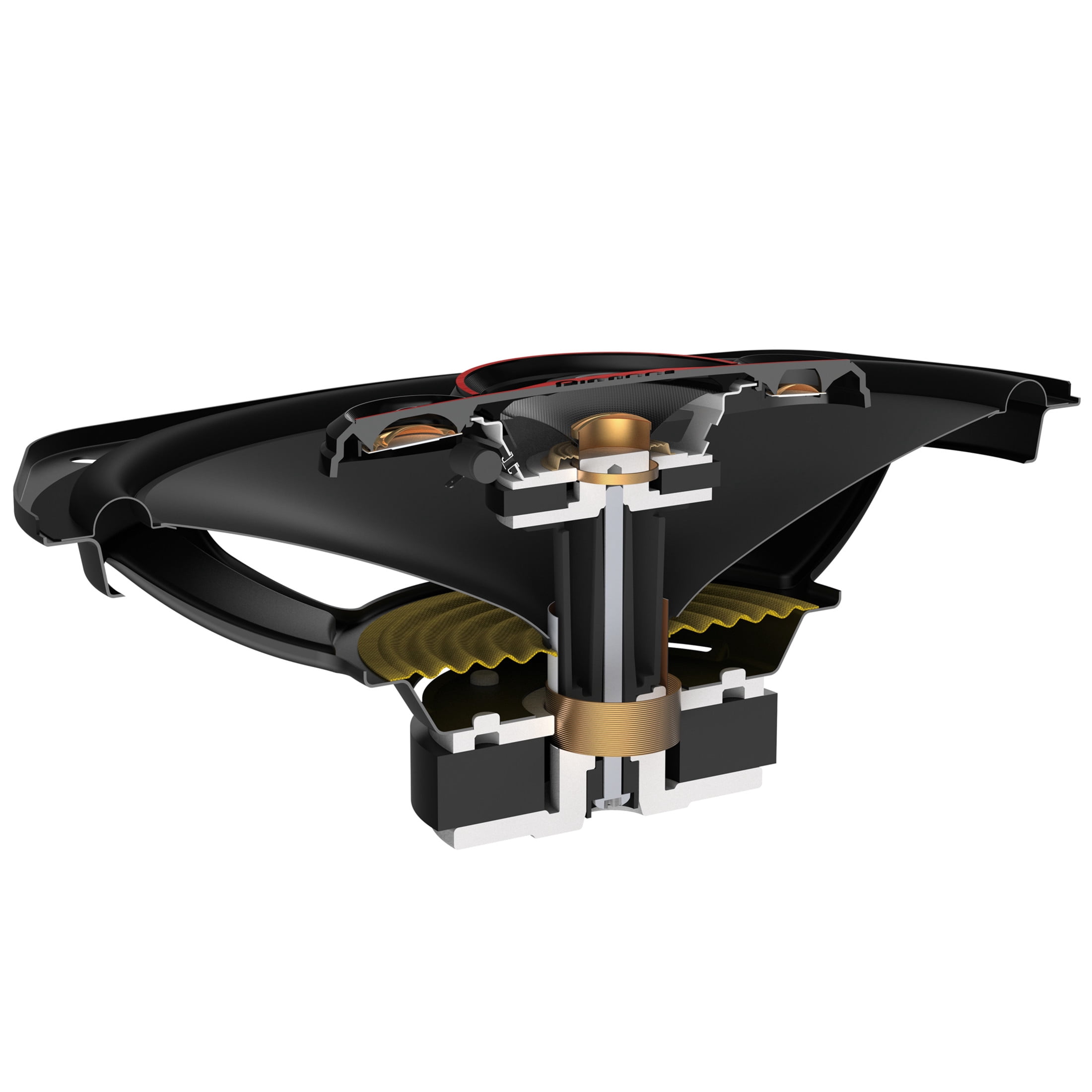 Pioneer TS-901M 6" x 9" - 4-way 450 W Max Power, 18mm Tweeter and 11mm Super Tweeter and 2-1/4" Cone