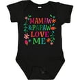 thumbnail image 3 of Inktastic Mamaw and Papaw Love Me Girls Baby Bodysuit, 3 of 5