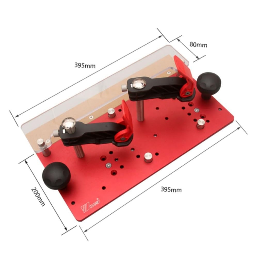 Precision Router Table Rail Coping Sled Woodworking Professional Rail Guide Safety Coping Sled for Cabinet Door Joints / Drawer Fronts
