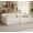White, variant on Tmsan 78.8" Modern Modular Sectional Sofa,Corduroy Deep Seat Cloud Couch,W/Pillow-top Armrests,for Home Apartments Bedroom,(Brown,Loveseat)
